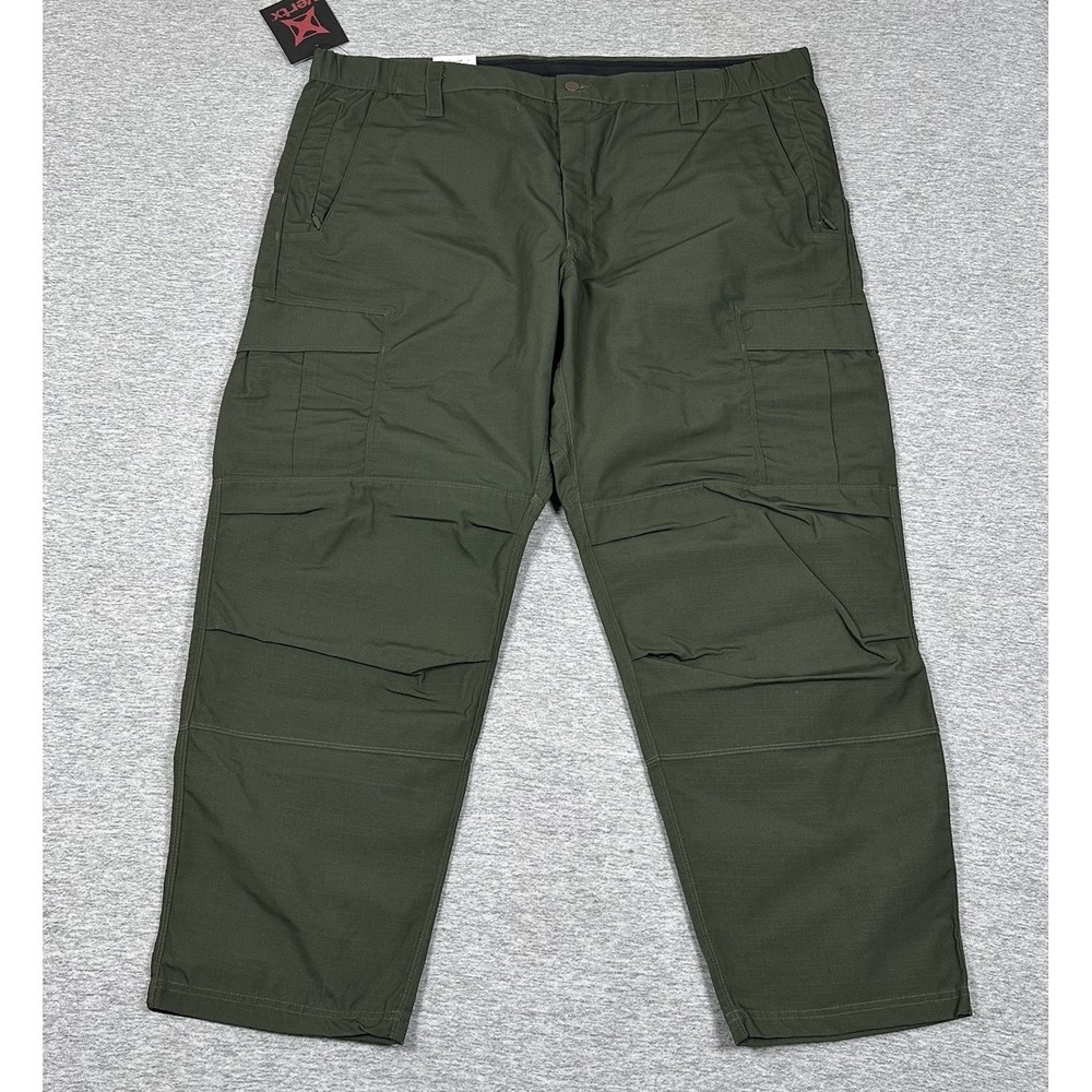 Vertx Pants Mens Size 46x30 Green Ripstop Cargo Tactical Workwear Military NEW
